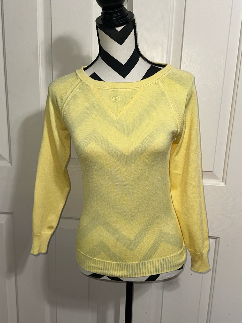 Givenchy Sport Vintage Women's Yellow Knit Sweater